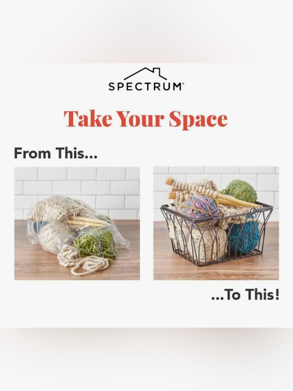 Spectrum Diversified Twist Storage Basket